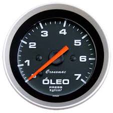Relogio Cronomac Oleo 7kg Preto 52mm 