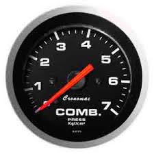 Relogio Cronomac Combustivel 7kg Preto 52mm 